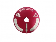 Disc Identificare pentru Borne Decalee -70mm [roz]